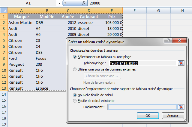 Creer Un Tableau Croise Dynamique Avec Excel