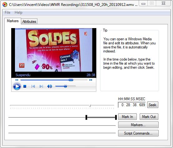 Windows Media File Editor
